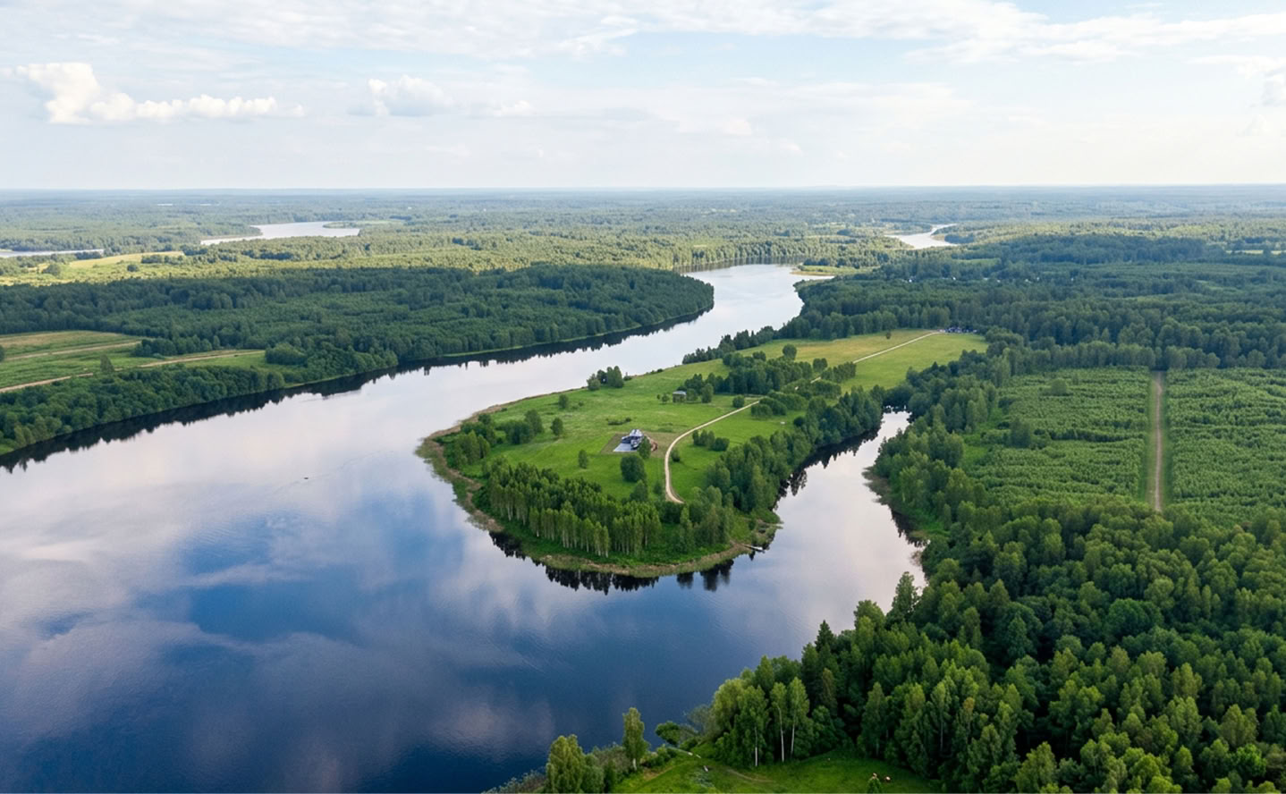 Участки на вазузском водохранилище